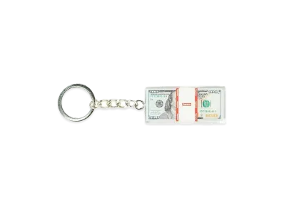 Supreme Cash Paperweight Keychain "Clear"