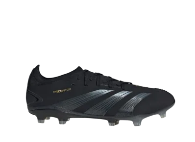 adidas Predator Pro FG Cleats "Core Black/Carbon/Gold Metallic"