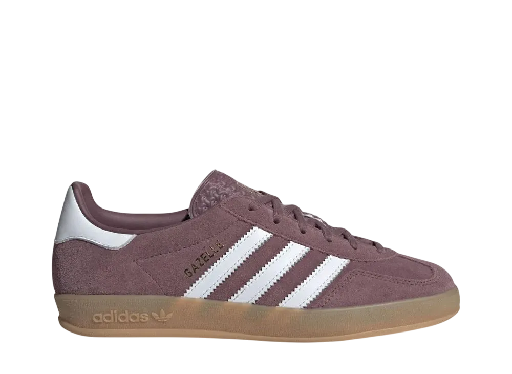 adidas Women's Gazelle Indoor "Shadow Fig/Cloud White/Gum"