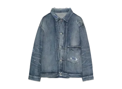 MADNESS AGING TYPE-I DENIM TRUCKER "INDIGO"