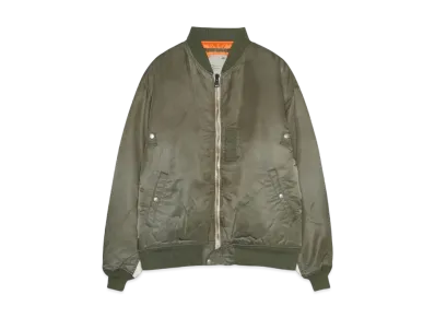 MADNESS VINTAGE MA-1 FLIGHT BOMBER "ARMY GREEN"