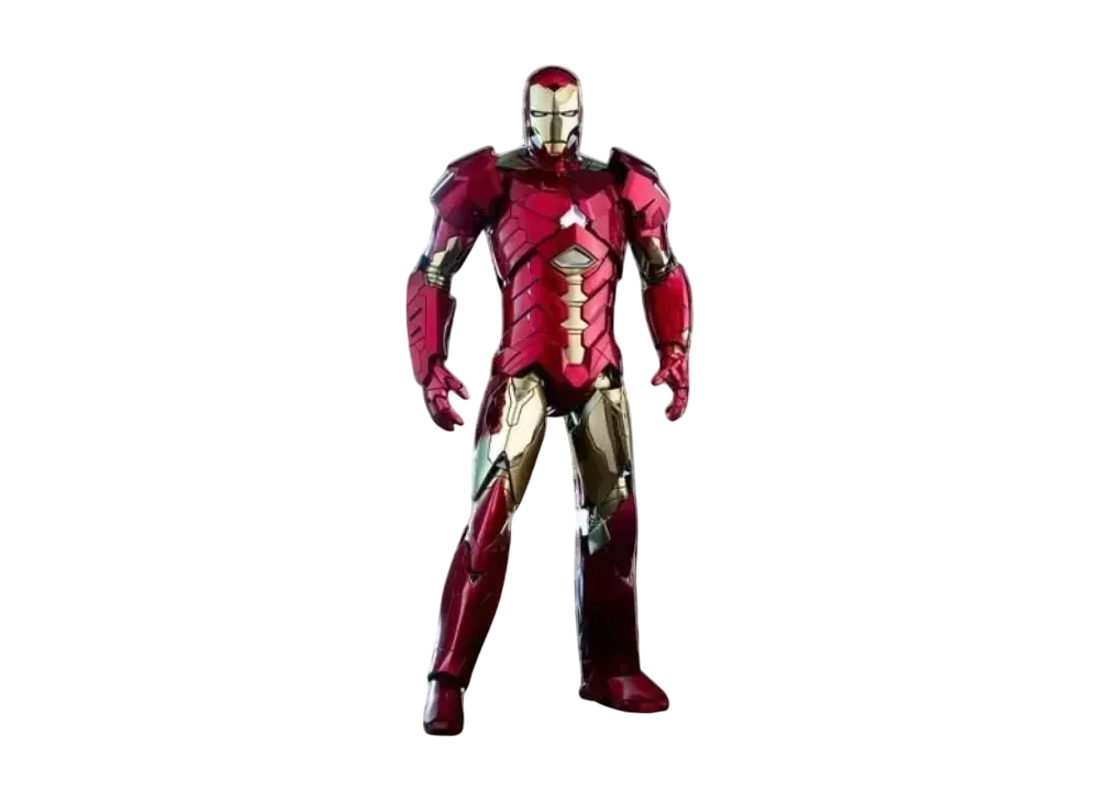 Hot Toys "Movie Masterpiece" -Iron Man 3- 1/6 Scale Fully Poseable Figure: Mark 15 Sneaky (Retro Armor Version)