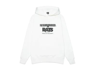 NEIGHBORHOOD x RATS 20th Hooded "White" 242RTRTN-CSM01S / 25SPH-0104