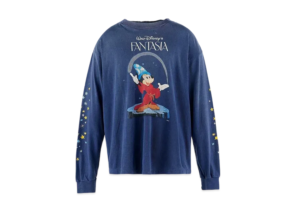 SAINT Mxxxxxx x Disney FANTASIA DNF LS Tee "Navy"