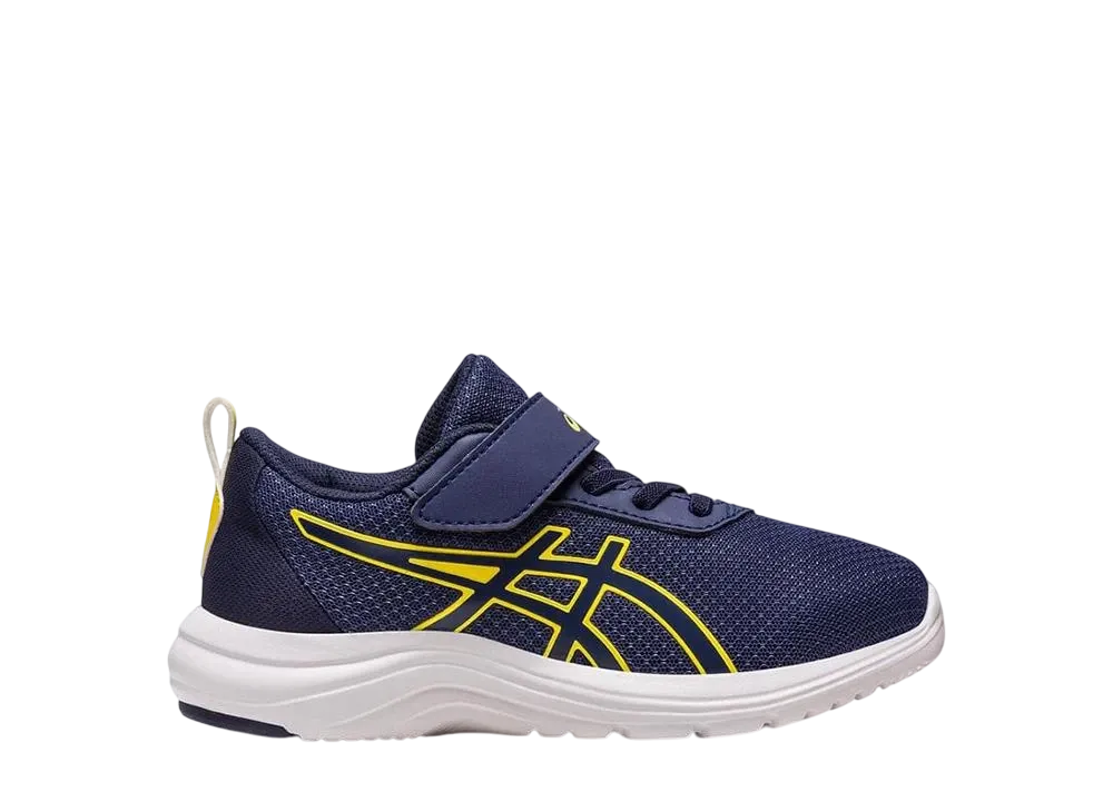 アシックス GS レーザービーム MJ-MG "ネイビーブルー/イエロー" (キッズ)