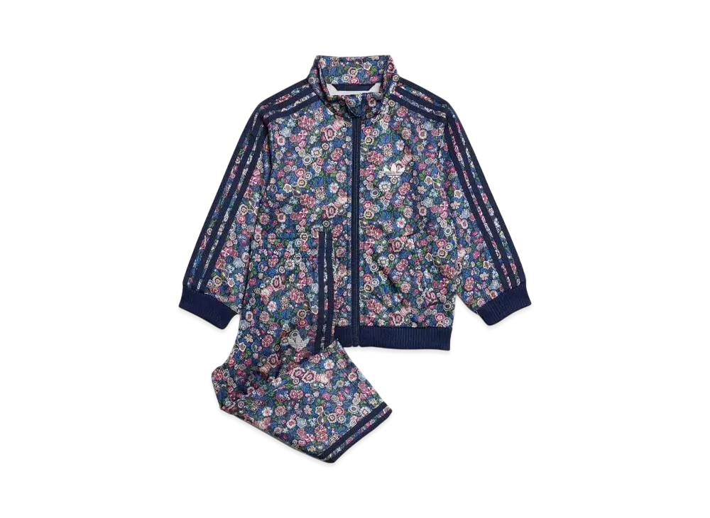 adidas x Liberty London Firebird Tracksuit (Kids) "Night Indigo/Multicolor"