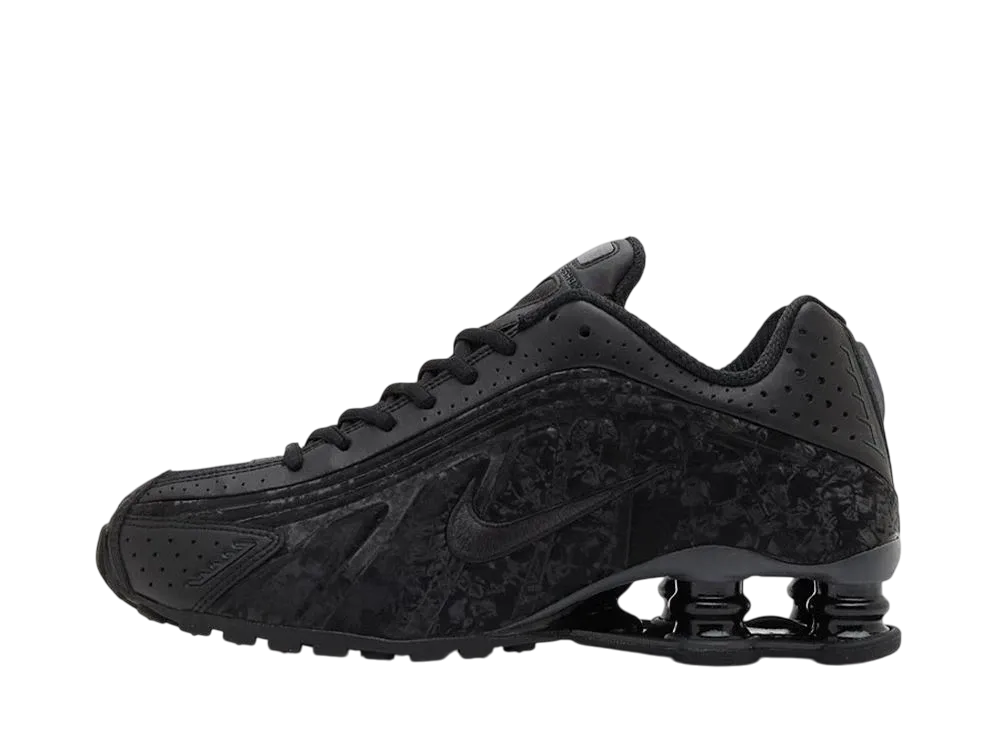 Nike Women's Shox R4 "Black Floral/Dark Smoke Grey"