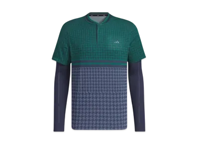adidas Primeknit Arm Covers Side Seamless Short Sleeve Shirt "Collegiate Navy/Collegiate Green"