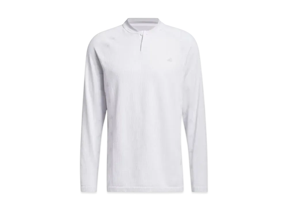 adidas Primeknit Side Seamless Stand Collar Long Sleeve Shirt "Grey Two"