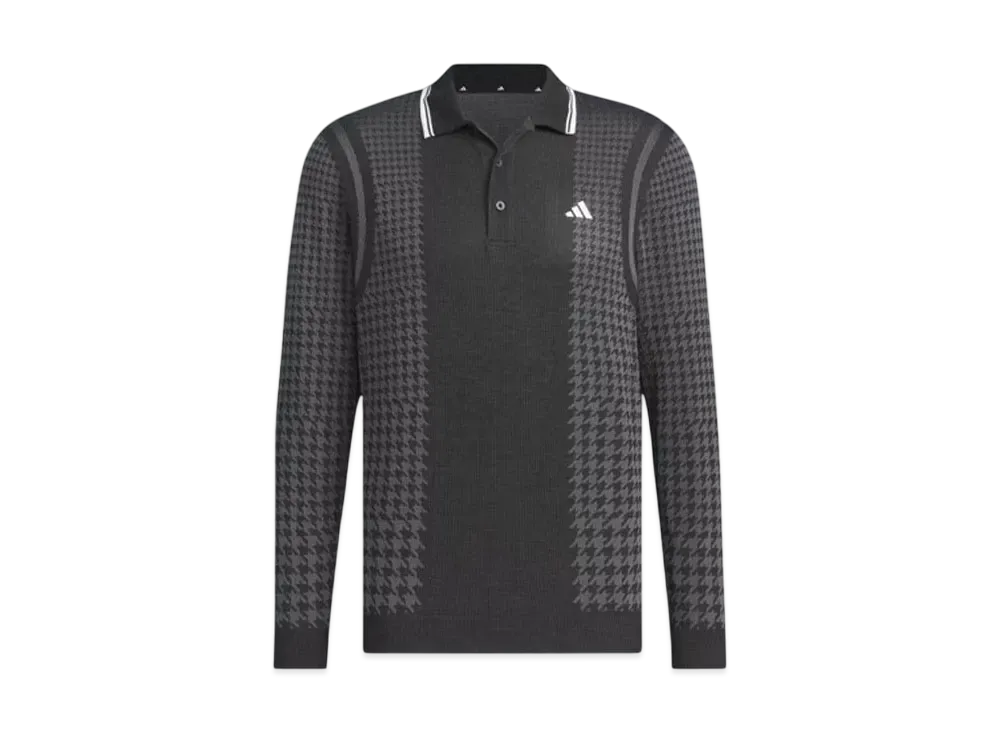 adidas Primeknit Side Seamless Long Sleeve Shirt "Black/Grey Five"