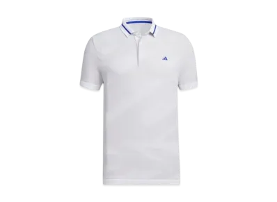 adidas Primeknit Side Seamless Short Sleeve Polo Shirt "White"
