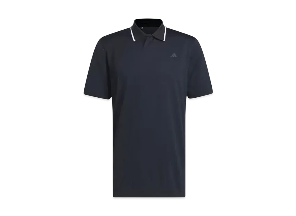 adidas Primeknit Side Seamless Short Sleeve Polo Shirt "Black/Collegiate Navy"