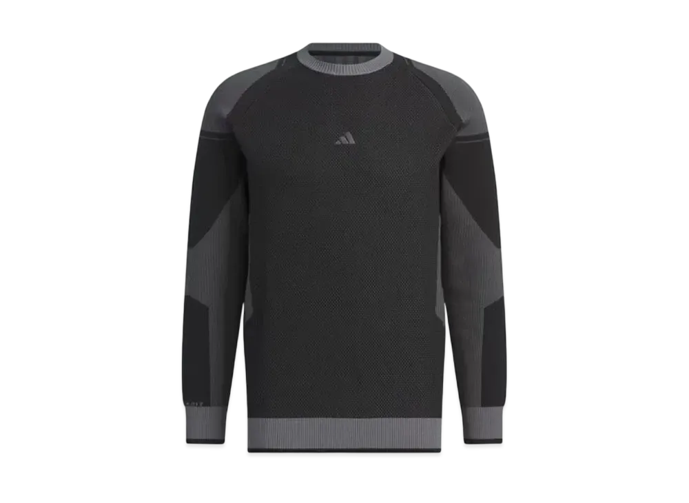 adidas Primeknit Pullover Long Sleeve Sweater "Black"