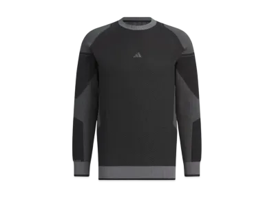 adidas Primeknit Pullover Long Sleeve Sweater "Black"