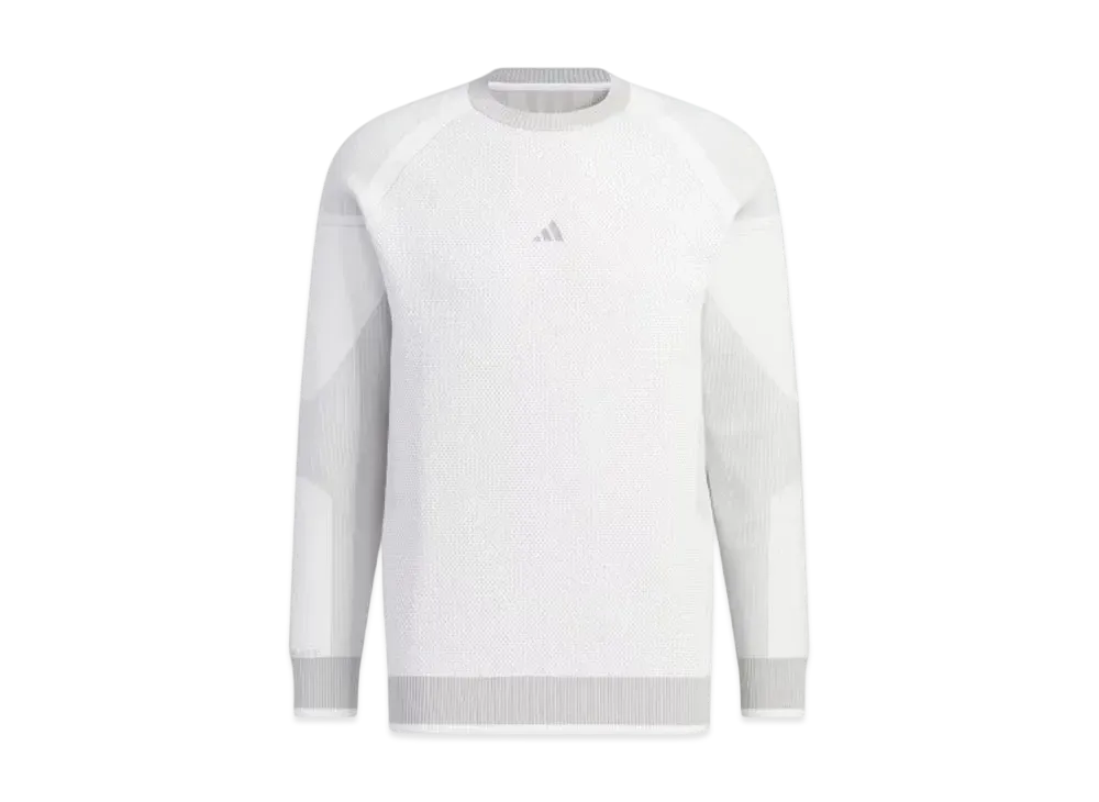 adidas Primeknit Pullover Long Sleeve Sweater "White"