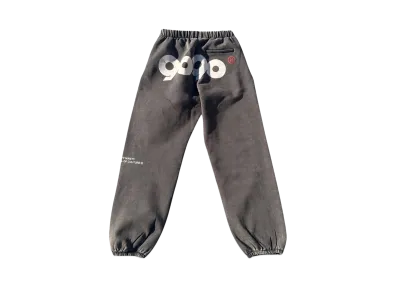 9090 90 Logo Vintage Ballon Sweat Pants "WASH CHARCOAL"