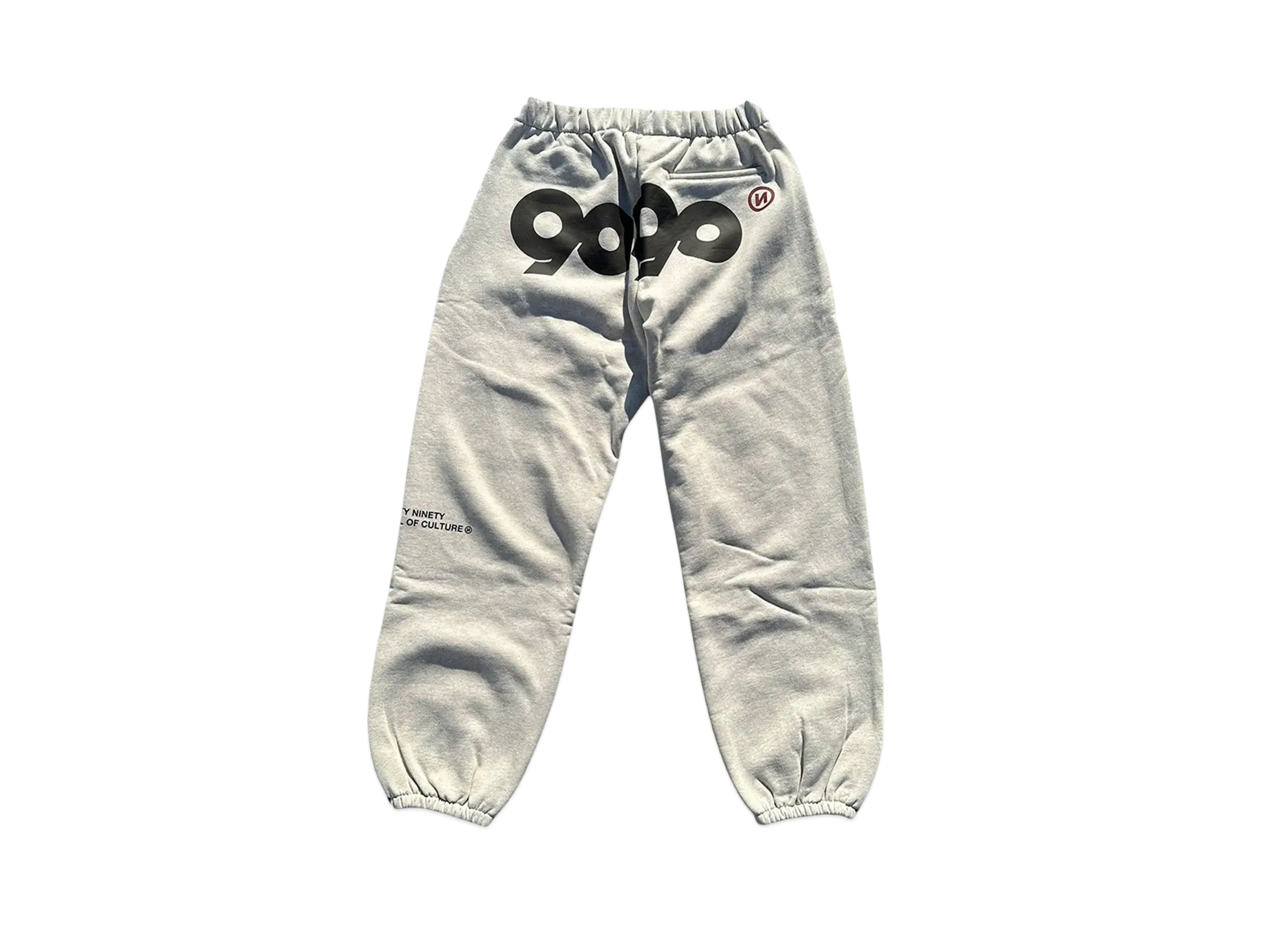 9090 90 Logo Vintage Ballon Sweat Pants "OATMEAL"