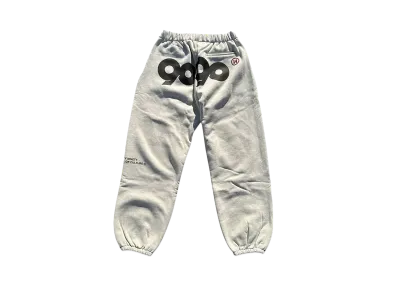 9090 90 Logo Vintage Ballon Sweat Pants "OATMEAL"