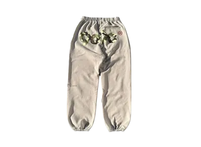 9090 90 Logo Vintage Ballon Sweat Pants "BEIGE"