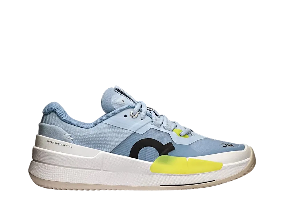 On Women's The Roger Pro 2 Clay "Chambray/Lime"
