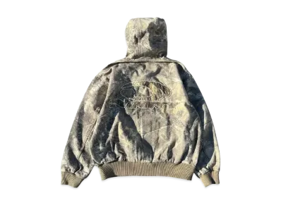 9090 Heisei Logo Denim Zip Hoodie "REAL TREE"