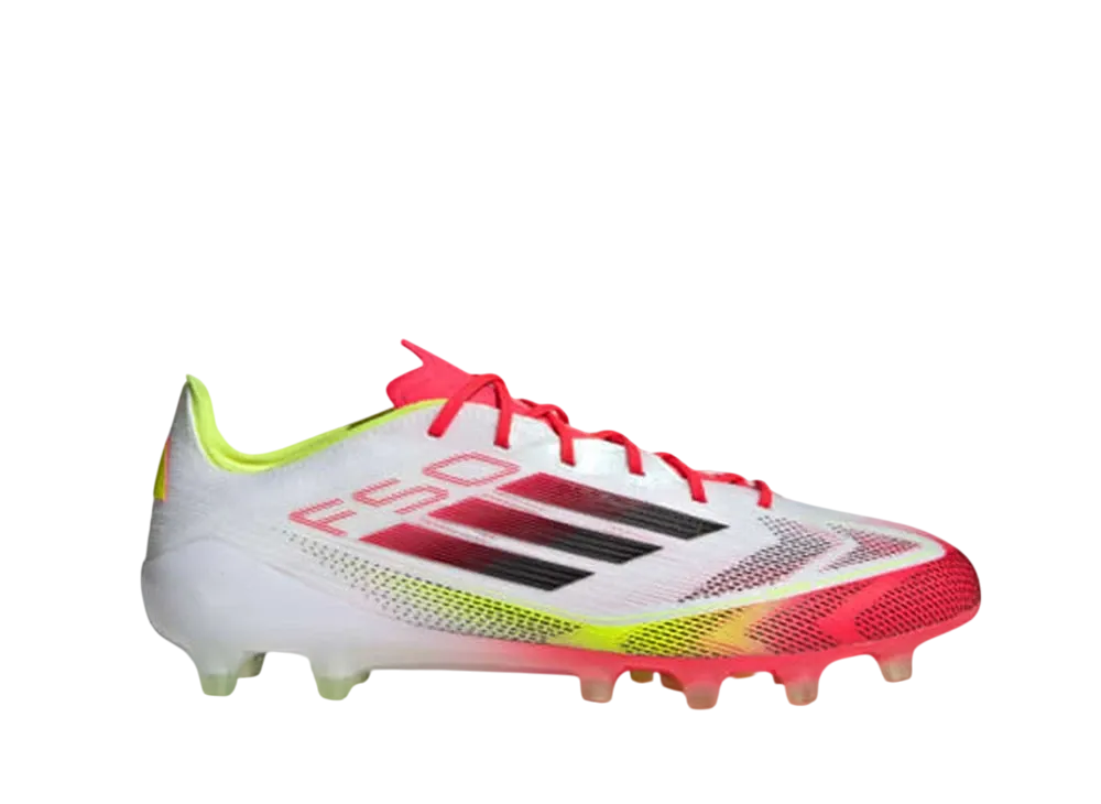 adidas F50 Elite AG "Cloud White/Core Black/Solar Yellow"