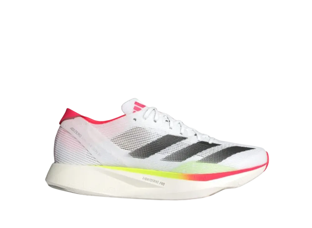 アディダス ウィメンズ アディゼロ タクミ セン 10 "クラウドホワイト/コアブラック/ルシッドレッド"