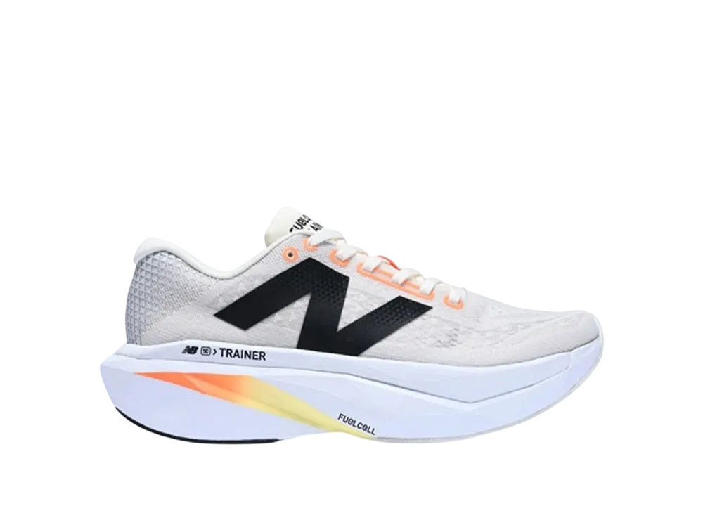 ニューバランス ウィメンズ フューエルセル スーパーコンプ トレーナー V3 "ホワイト/オレンジ"