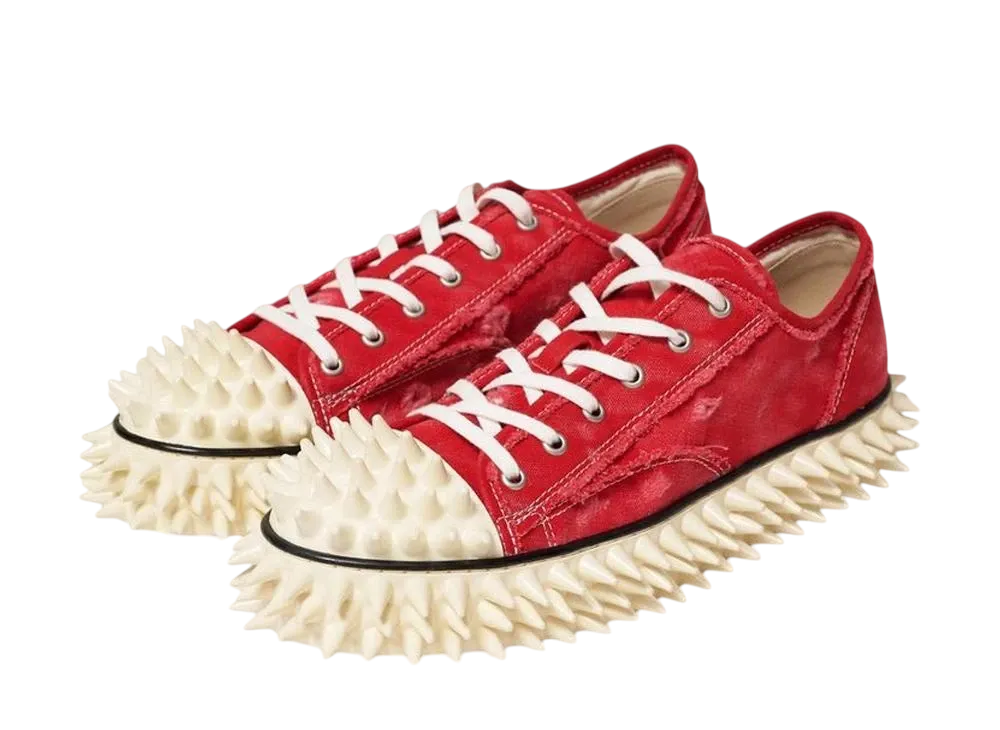 doublet Spiky Canvas Sneaker "Red"
