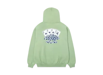 HUF Casino Collection Hold EM Full Zip Hoodie "Basil"