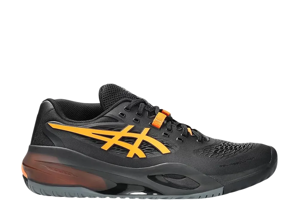 アシックス ゲルレゾリューション10 "ブラック/ショッキングオレンジ" (オールコート)