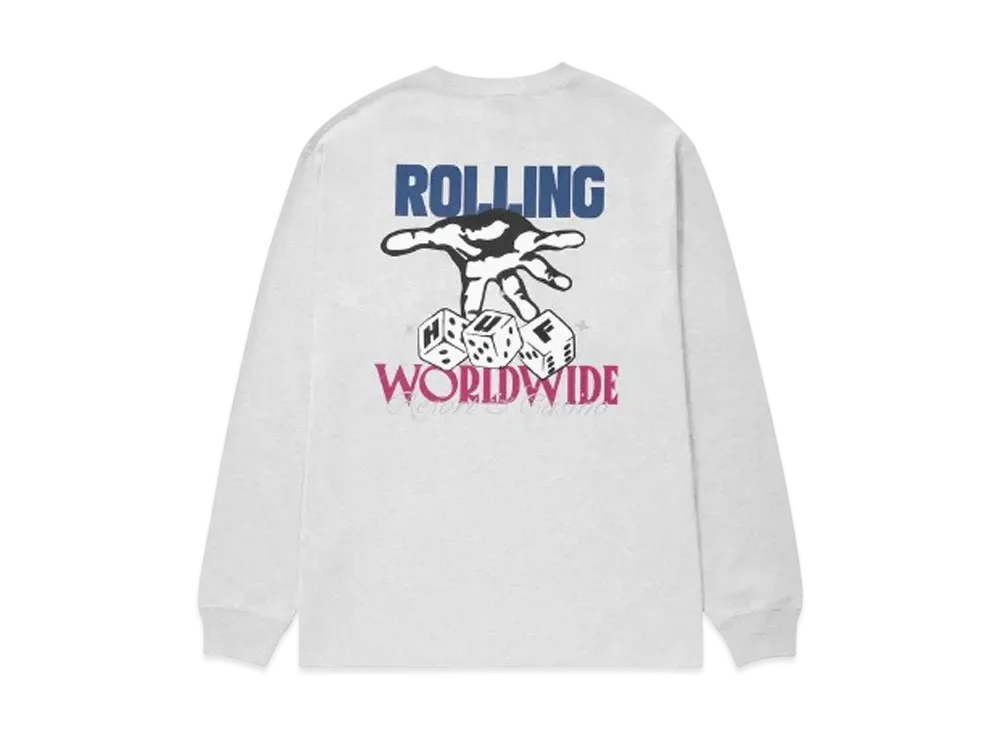 HUF Casino Collection High Rollers LS Tee "Ash Gray"