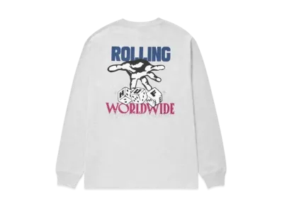 HUF Casino Collection High Rollers LS Tee "Ash Gray"