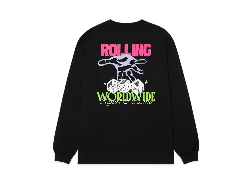 HUF Casino Collection High Rollers LS Tee "Black"
