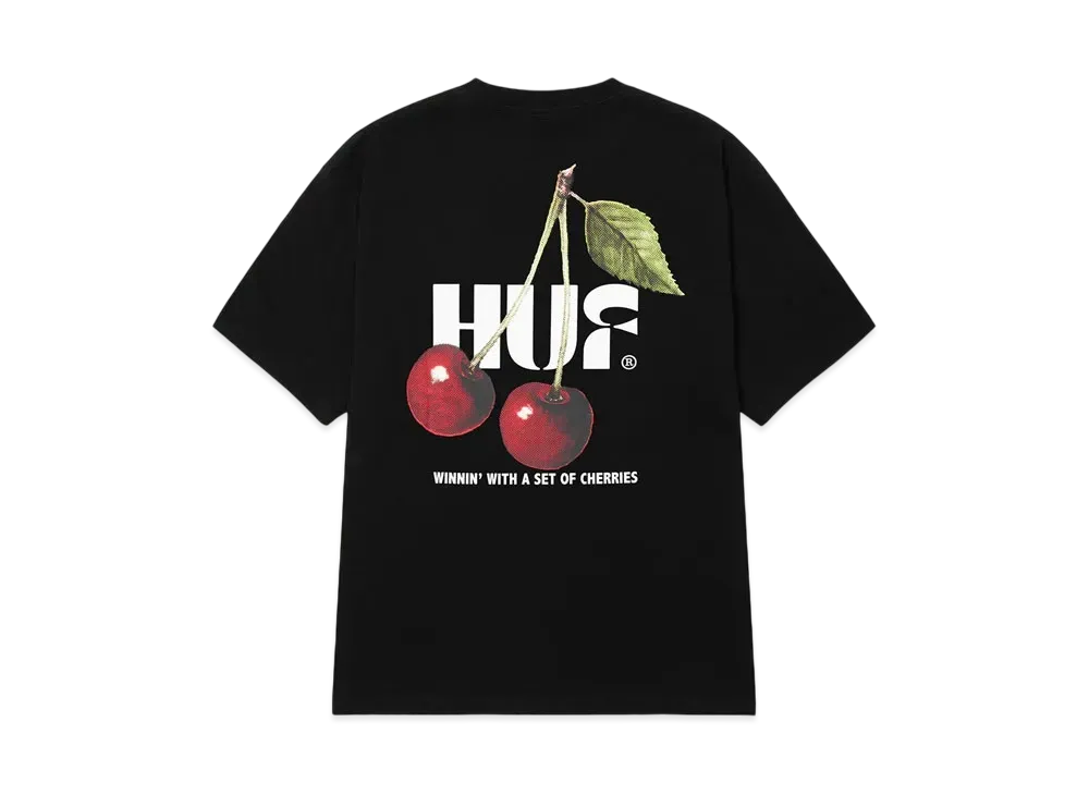 HUF Casino Collection Set Of Cherries Tee ""Black