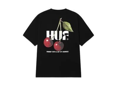 HUF Casino Collection Set Of Cherries Tee ""Black