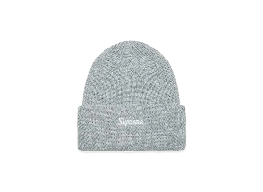 Supreme Loose Gauge Beanie "Light Grey"