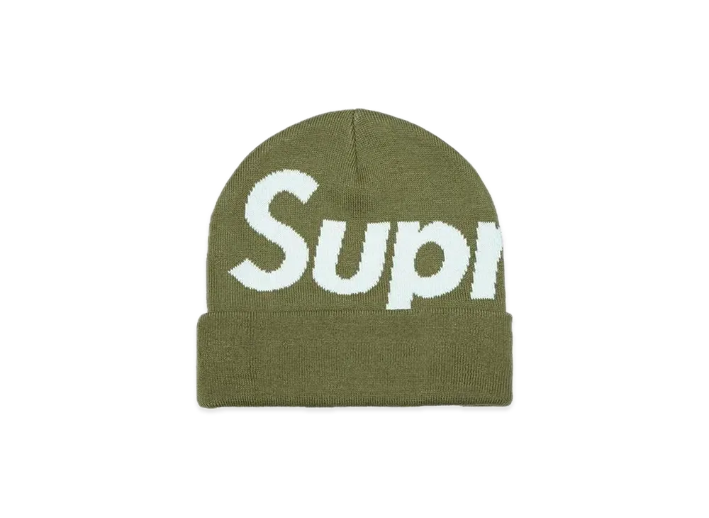 Supreme Big Logo Beanie "Tan" (24FW)