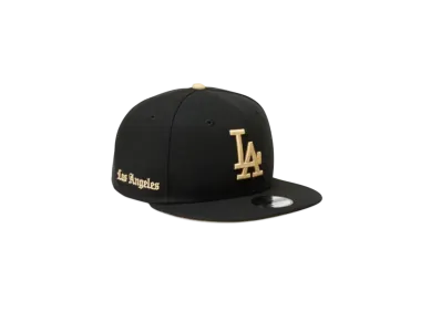 NEW ERA Youth 9Fifty MLB Old English Los Angeles Dodgers "Black"