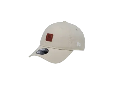 NEW ERA 9Twenty Leather Patch Duck Canvas "Stone"