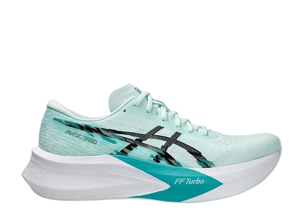 アシックス マジックスピード4 ワイド "スージングシー/ブラック"