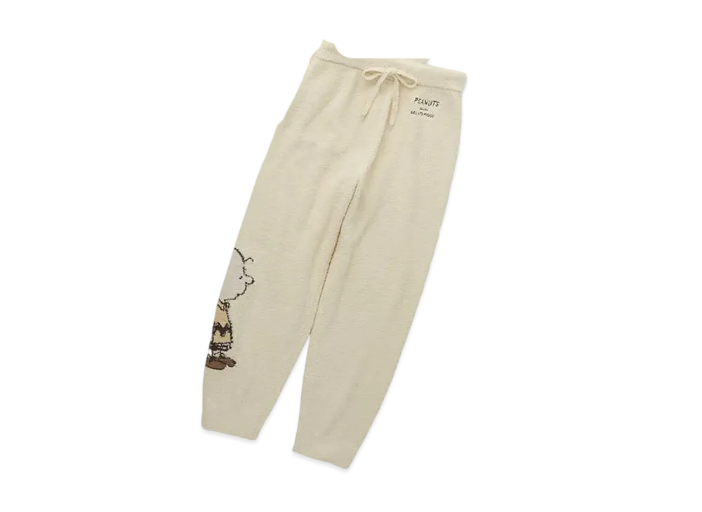 GELATO PIQUE x PEANUTS Baby Moko Jacquard Pullover & Long Pants Set "Yellow"