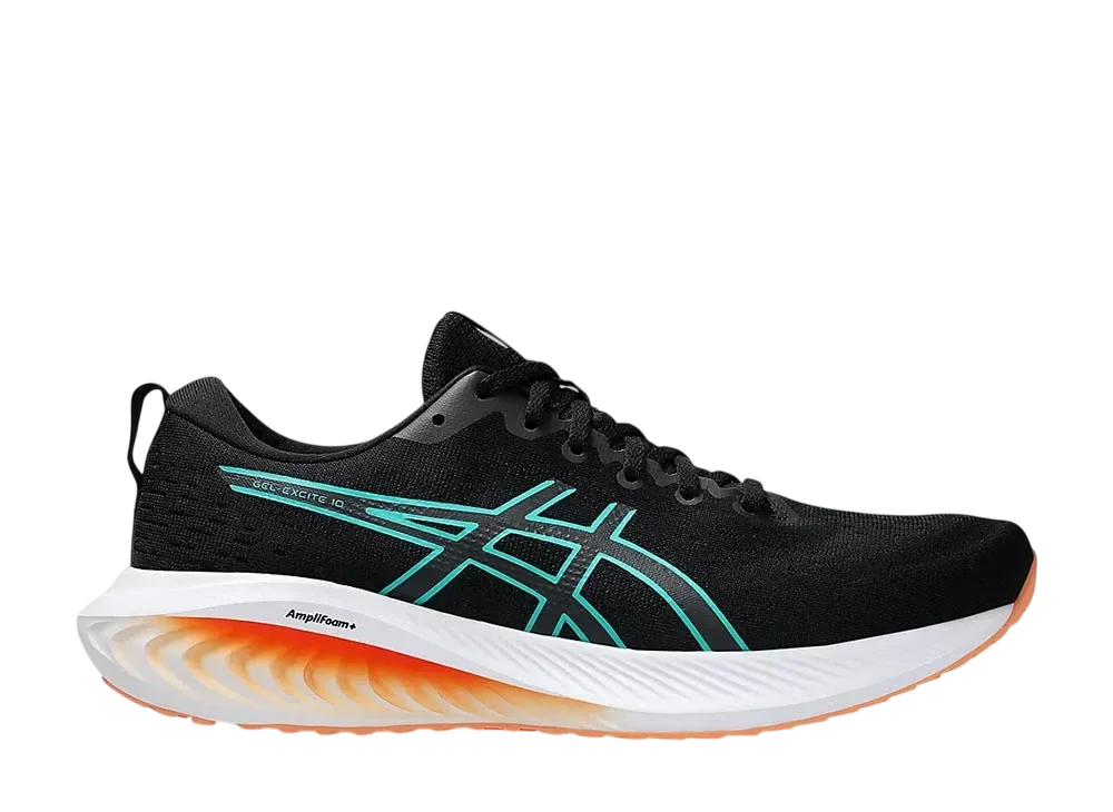 アシックス ゲルエキサイト10 "ブラック/ウェーブティール"