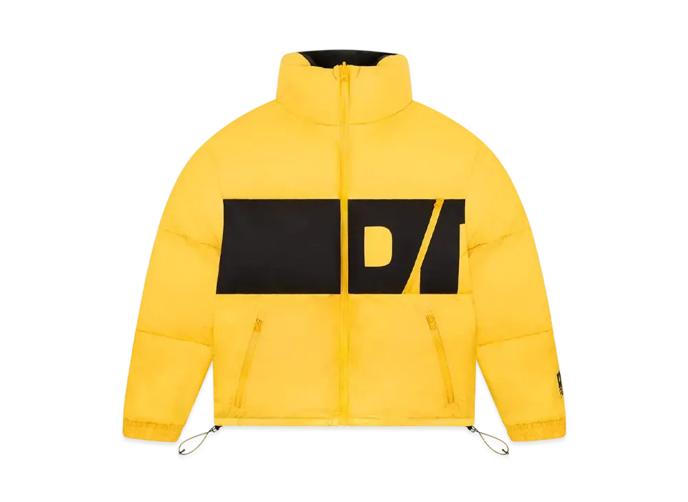 DENIM TEARS DT Outdoor Puffer Jacket "Yellow/Black"