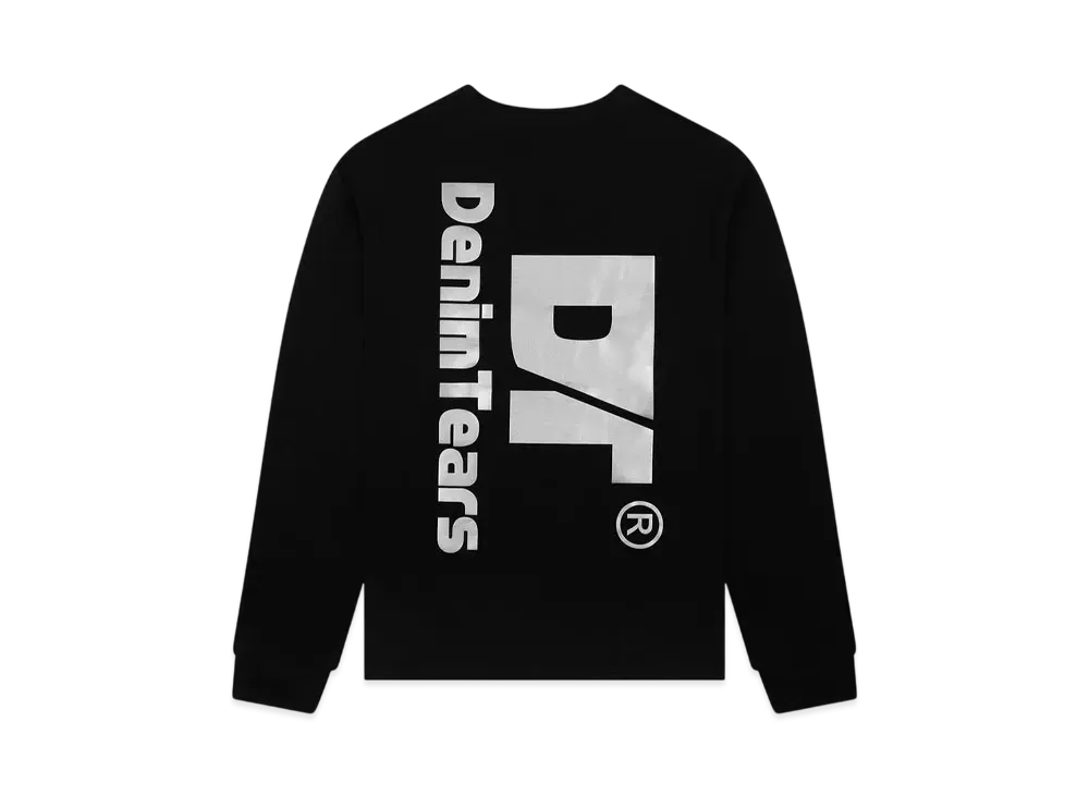 DENIM TEARS DT Outdoor Long Sleeve Tee "Black"