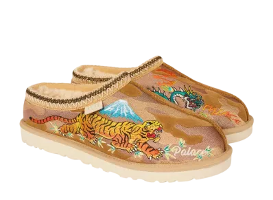 Palace × UGG Tasman Slipper Burnt Camo "Chestnut"
