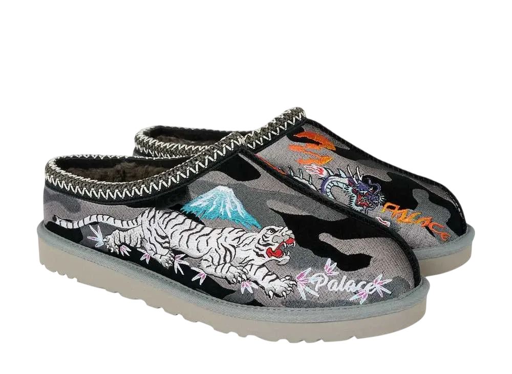 Palace × UGG Tasman Slipper Burnt Camo "Black"