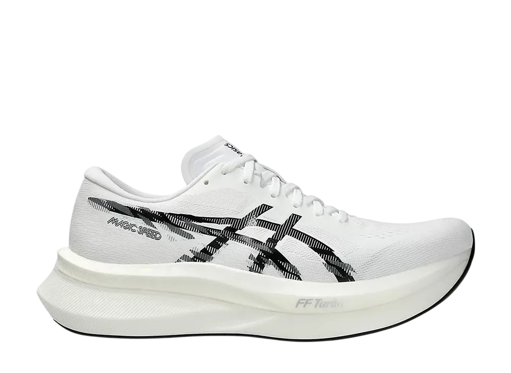 アシックス マジックスピード4 "ホワイト/ブラック"