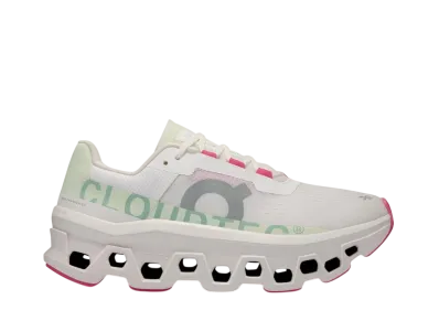 On Women's Cloudmonster "White/Lima"