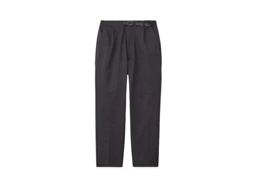 Goldwin One Tuck Tapered Stretch Pants (Unisex) "Black"